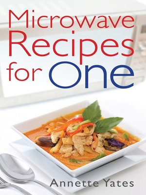 cover image of Microwave Recipes for One